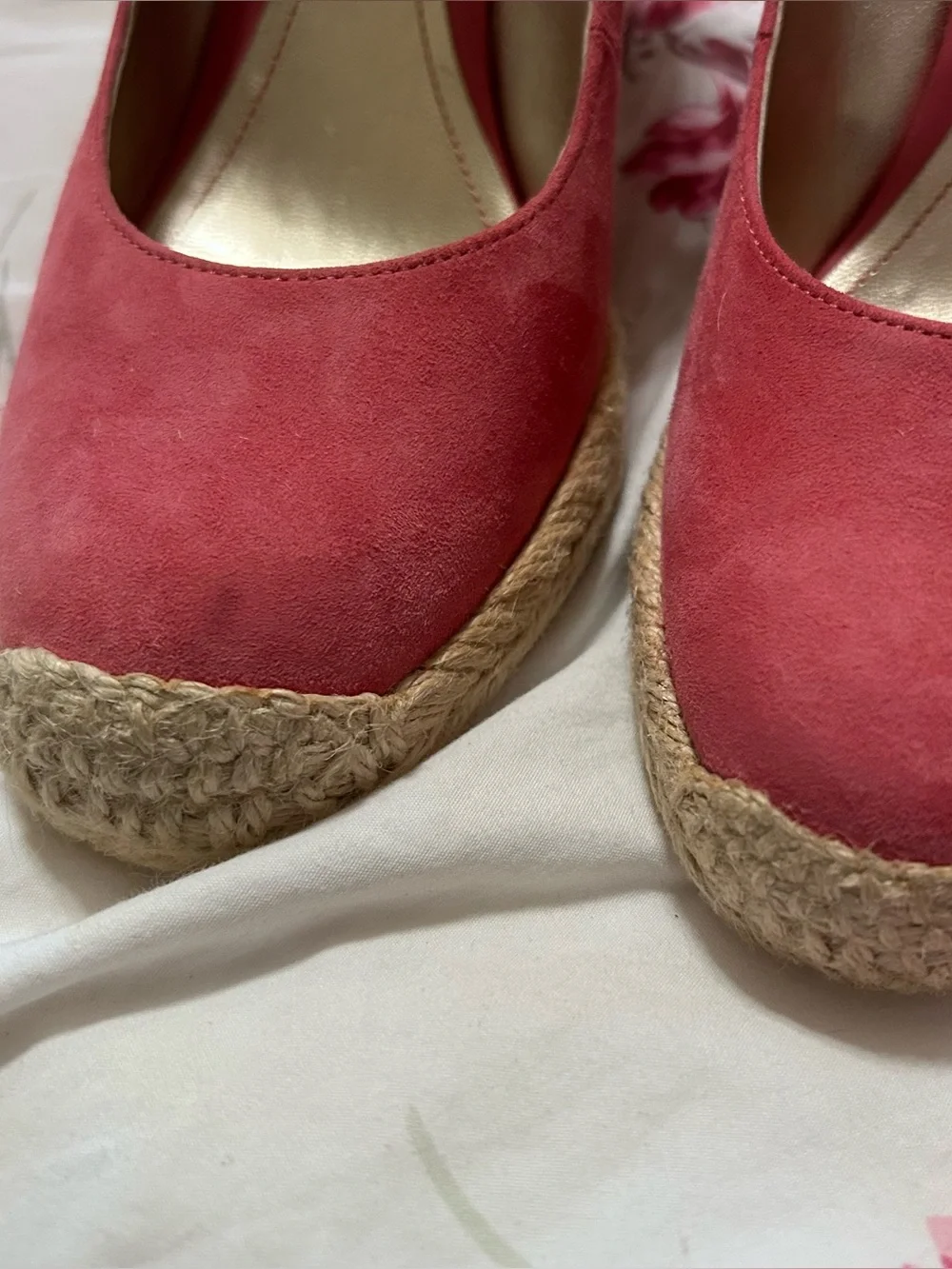NEW Franco Sarto Suede Wedges